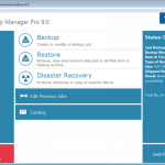 Genie Backup Manager Professional Dashboard