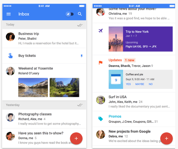 Inbox by Gmail iPhone