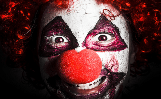 clowns fear