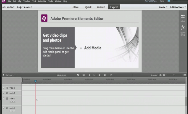 adobe elements video editing