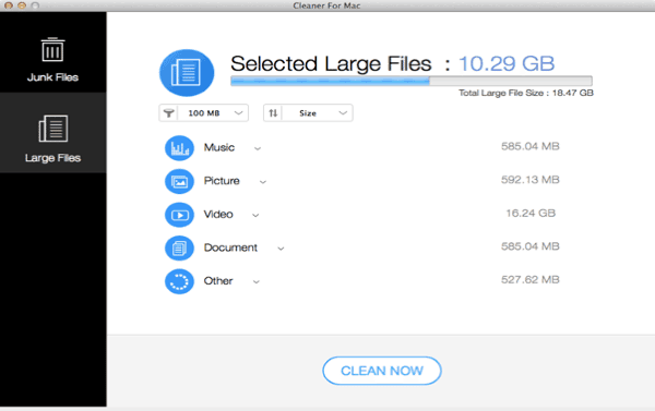 Systweak Doctor Disk Cleaner Deleting Large Files