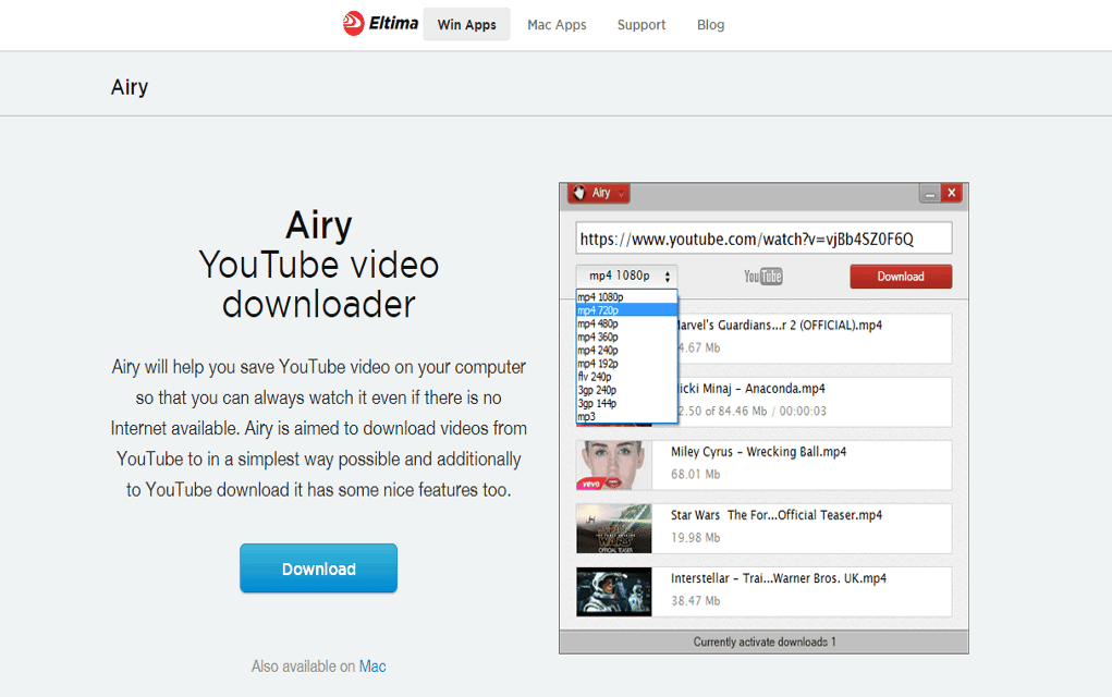 what is airy downloader