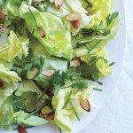 Boston lettuce salad with toasted almonds