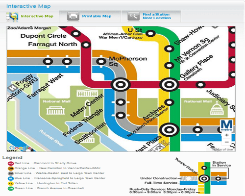 Washington DC Use the metro