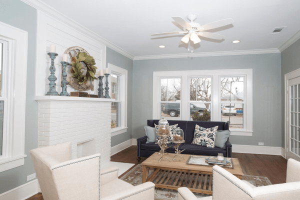 Shiplap adds a rustic ambience to your home