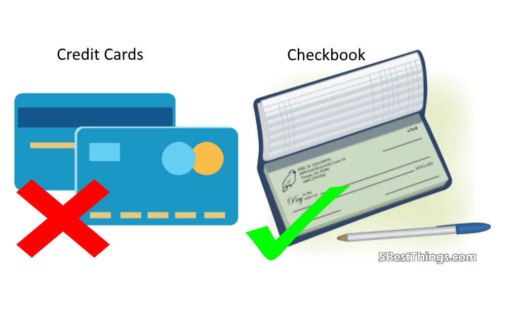 checkbook vs credit card