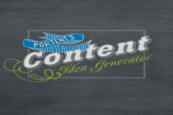 Portent’s Content Idea Generator