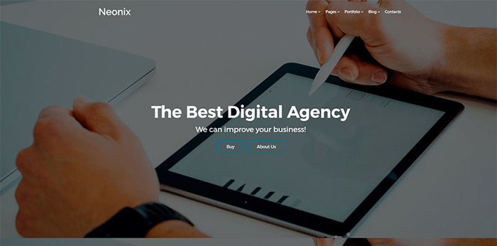 Neonix - Digital Agency WordPress Theme