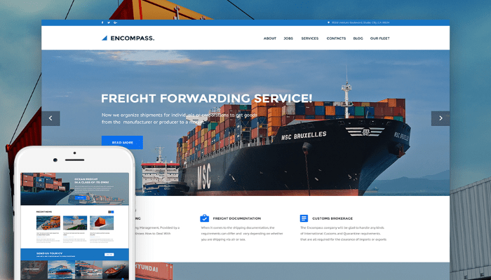 Maritime WordPress Theme