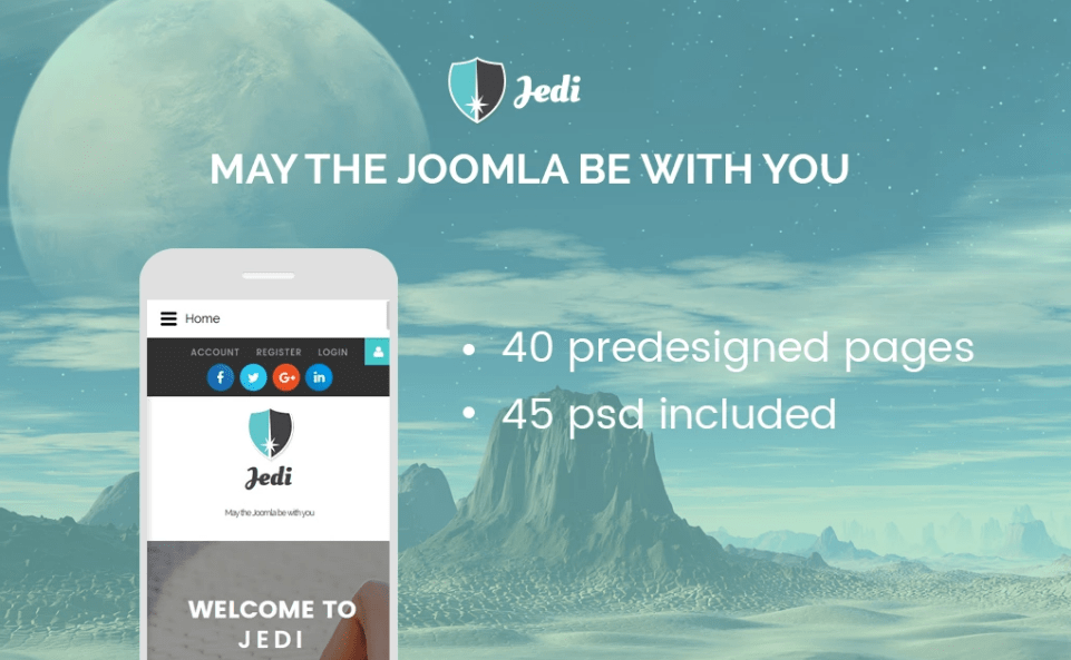 Jedi - Multifunctional Joomla Template