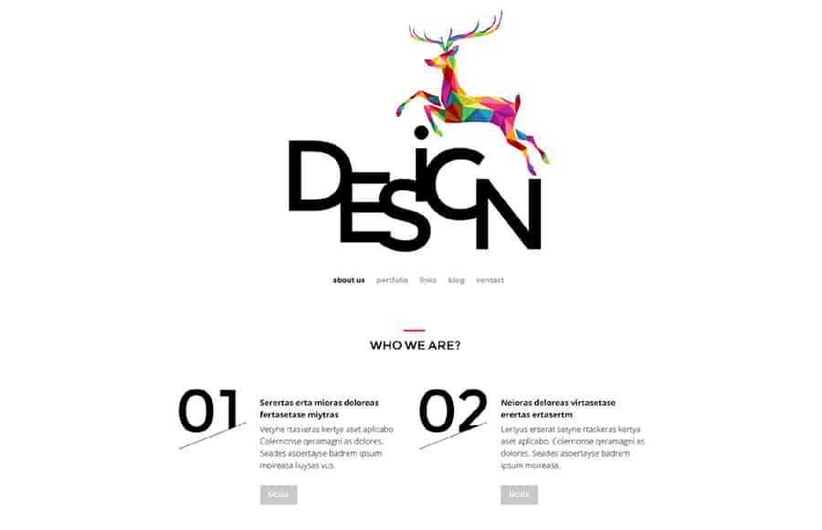 Website Design WordPress Template 