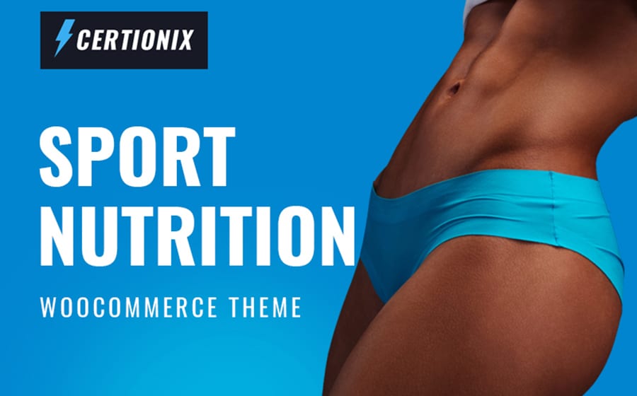 Certionix - Sport Nutrition WooCommerce Theme
