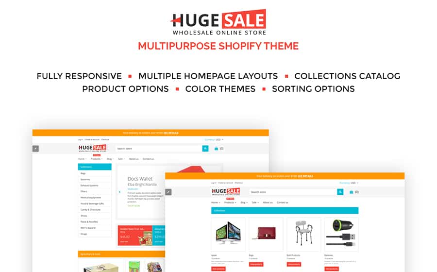 Wholesale Warehouse Shopify Theme 