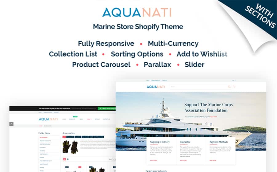 Aquanati - Marine Store Shopify Theme
