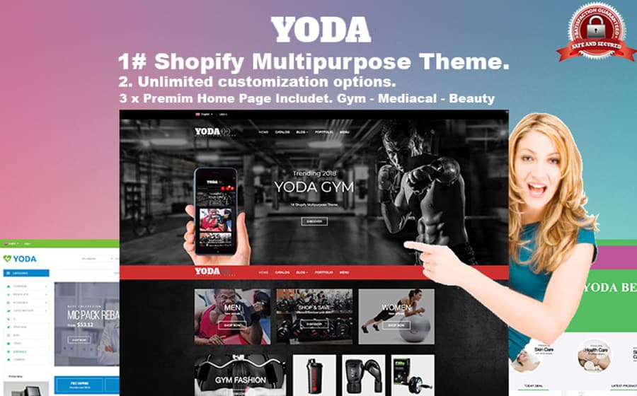 Yoda Gym Sports Shopify Theme