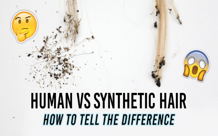 Human Hair Extensions Or Synthetic