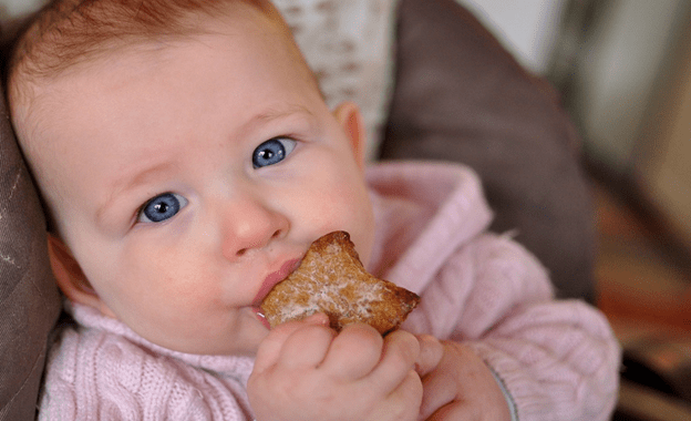 Try teething biscuits