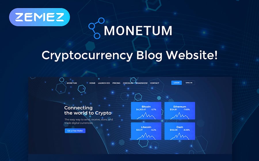 Monetum - Crypcocurrency Investment Elementor WordPress Theme