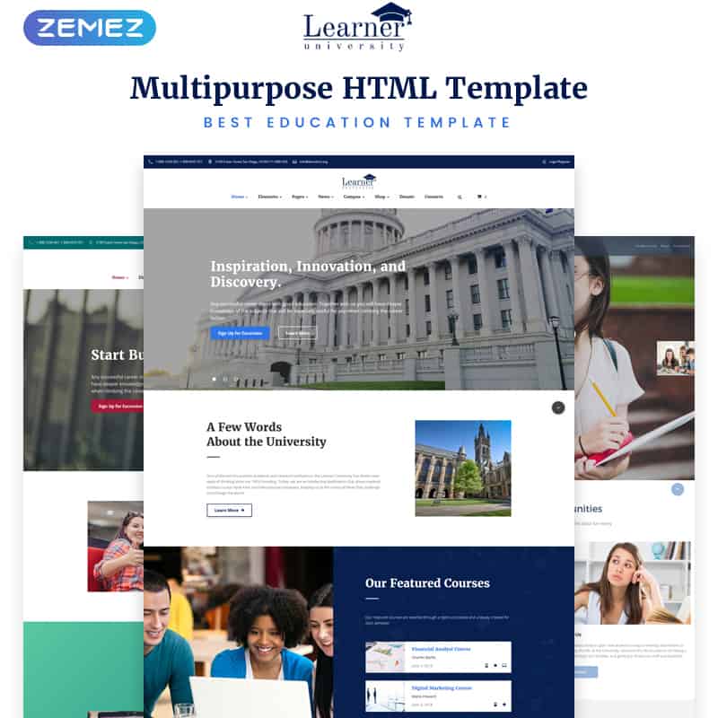 Multipurpose Education HTML5 Template    