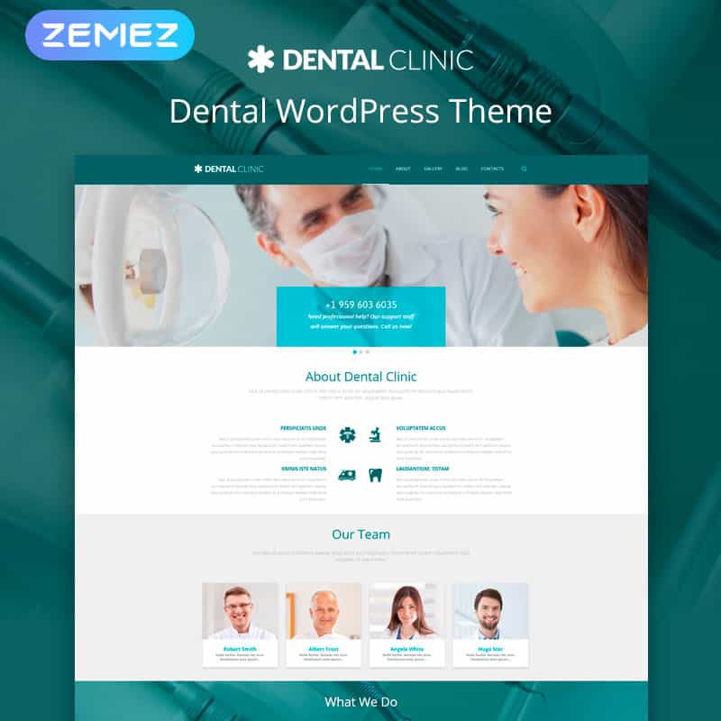 Dental - Medical Multipurpose Modern Elementor WordPress Theme    
