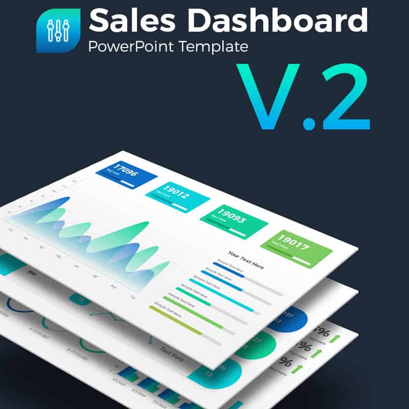 Sales Dashboard Presentation PowerPoint Template