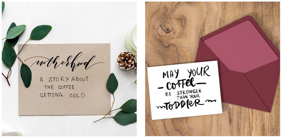 Funny Mother’s Day Typography Postcards Bundle