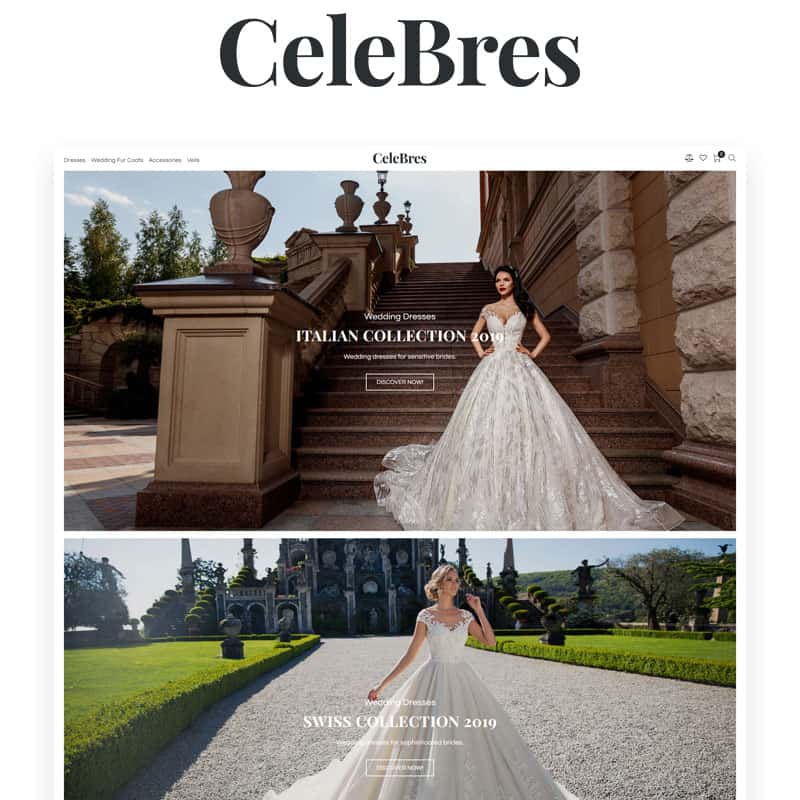 CeleBres - Wedding Salon ECommerce Modern Elementor WooCommerce Theme