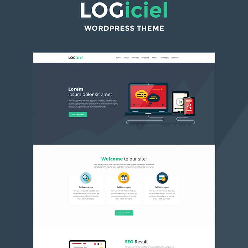 Logiciel - Software Company WordPress Theme