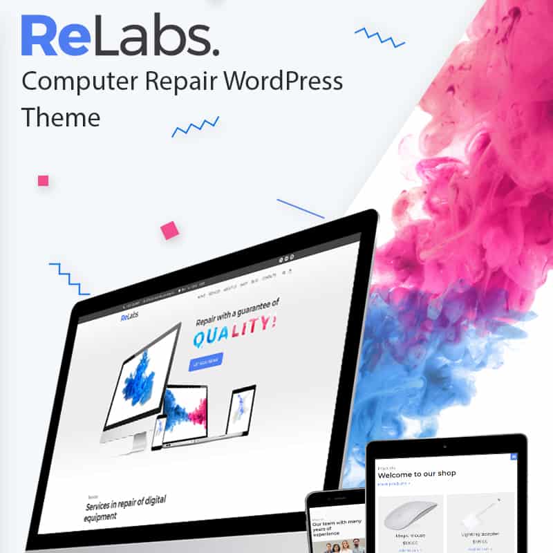ReLabs - Computer Repair WordPress Theme