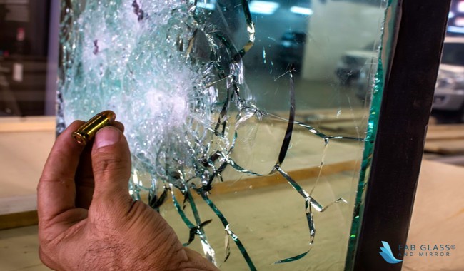 Bullet Hits the Bullet Resistant Glass