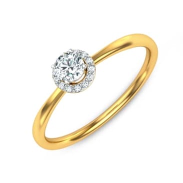 Scintilla Diamond Solitaire Ring
