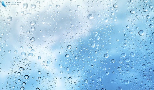 Rain sliding glass shower doors