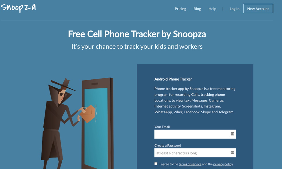 Phone Tracker Snoopza 