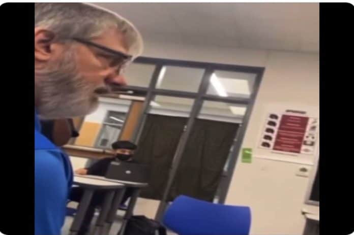 A teacher made racist comments towards his students