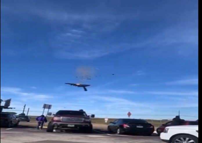 Two planes crash mid air at an air show in Dallas