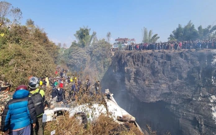 A plane crash in Nepal kills 40 people